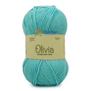 Olv022 Aqua Blue Ganga Oliva Knitting Yarn