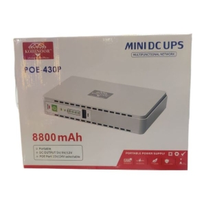 Router Inverter UPS with 8hrs+ Backup with 8800mAh Battery, Power Bank Also (1 Year Warranty)