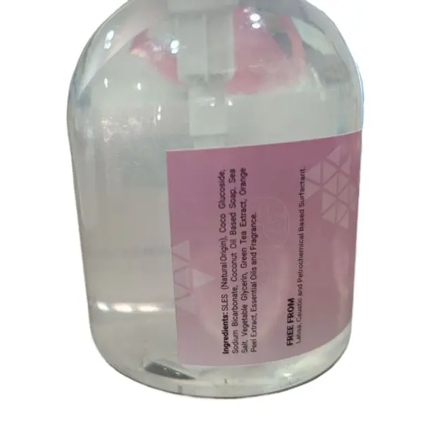 Bodhi Natural Hand Wash ( Fragrance Free ) ( 500 ml , 1 liter) - Image 2