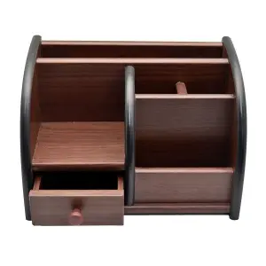 Wooden Pen Stand (Brown) By Mitrata