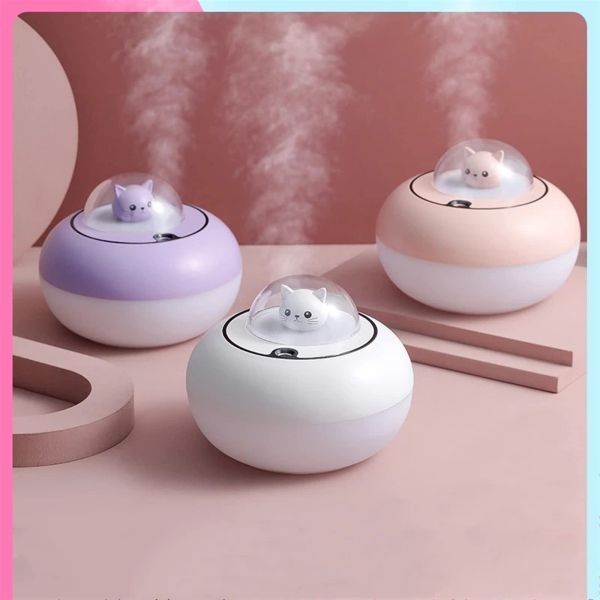 Space Bear Portable Humidifier Mini Desktop Indoor Air Atomization Humidifier, Home Mute Spray Humidifiers For Baby, Bedroom, Travel, And Home - Image 3