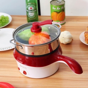 Electric Cooker Hot Pot Multifunction Heating Steamer Frying Pan