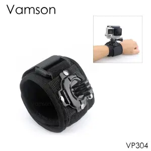 【3C VictoryEagle】Vamson for Accessories 360 Degree Rotation Hand Strap Mount For Gopro Hero 3+ 1 forSJCAM for Xiaomi for VP304