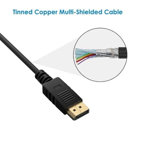 DisplayPort to DisplayPort Cable Male to Male DP to DP 4K Resolution 1.2M - Image 5