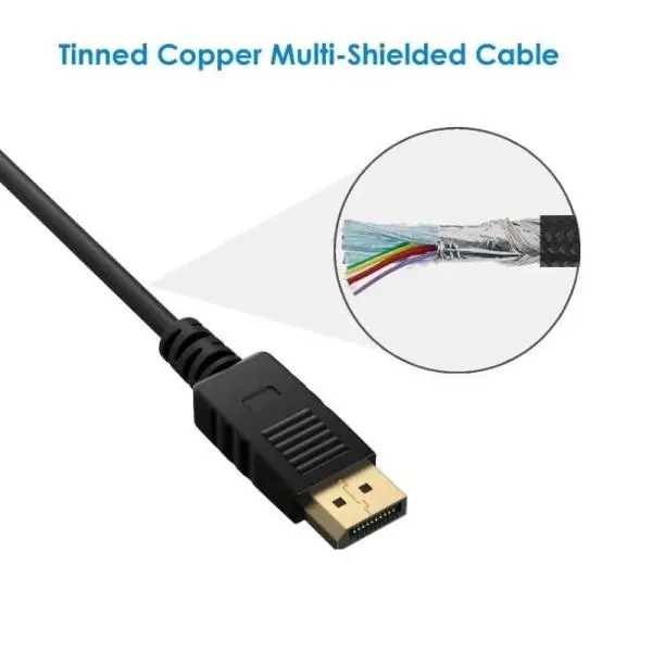 DisplayPort to DisplayPort Cable Male to Male DP to DP 4K Resolution 1.2M - Image 4