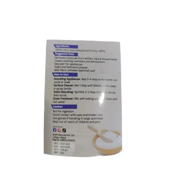 Citric Acid 1kg - Image 2