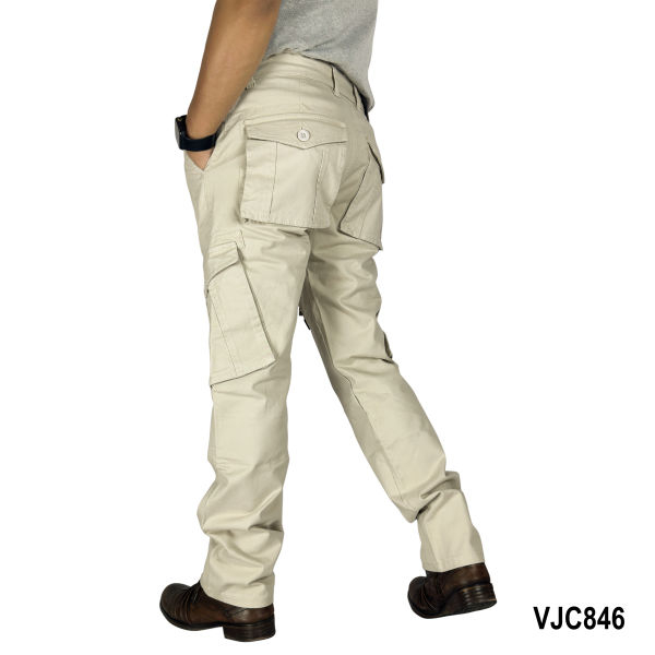 VIRJEANS (VJC846) Stretchable Cargo Box Pant For Men-All Colors - Image 4