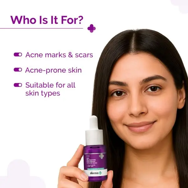 The Derma Co 10% Niacinamide Face Serum For Acne Marks & Acne Prone Skin For Unisex, 10ml (Dermaco) - Image 4