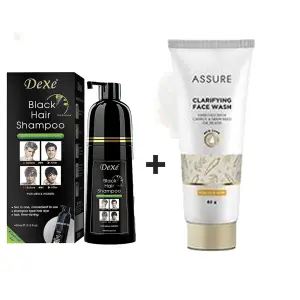 Dexe Shampoo 400ml + Assure Face Wash 60gm
