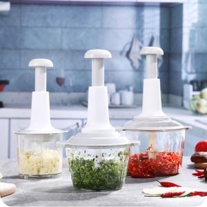 Manual Vegetable Mincers Press Type Household Garlic Meat Cutter Grinder