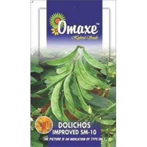 1 Packet Bean Seeds - Dolichos Improved SM 10 Vegetable seeds