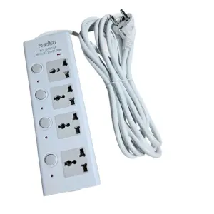 5M Wire Multiplug Extension Cords with Heavy Duty Power Universal Multi Plug