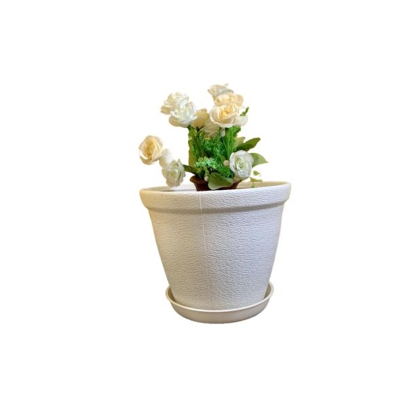 5Pcs 10 Inch NPU Gamala With Plate For Indoor Outdoor Garden - Image 4