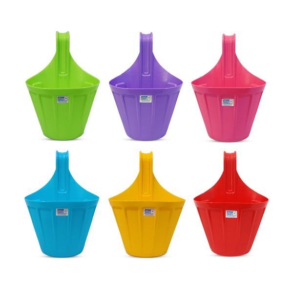 5Pcs Balcony Railing Fence Hanging Hook Planters For Outdoor Plants Flower Pots Planters For Garden - Image 2