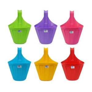 5Pcs Balcony Railing Fence Hanging Hook Planters For Outdoor Plants Flower Pots Planters For Garden