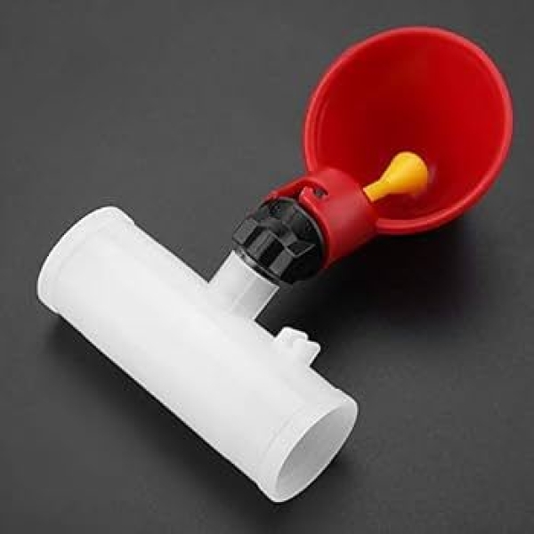 6 pcs Automatic Chicken Drinker Tee Connectors 20/25mm Plastic Bird Drinker PVC Tee Fittings for Chicken Water Drinker Cups - Image 3