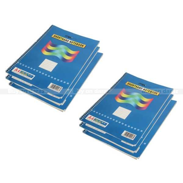 6 Set Of Maxleaf 60 Sheets A4 Shorthand Spiral Notebook - Image 2