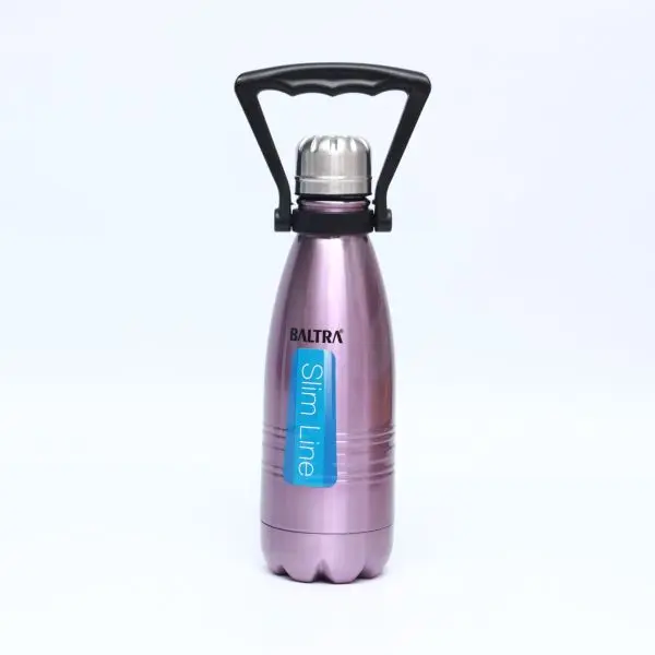 BALTRA Cola Bottle | Double walled stainless steel | Copper insulation | SS vacuum insulated flask | Keeps hot & cold for 24 hours | Made with stainless steel 304 | 18/8 food grade materials - Image 4