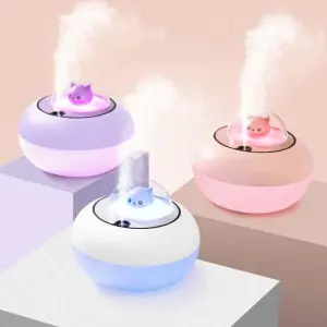 Space Bear Portable Humidifier Mini Desktop Indoor Air Atomization Humidifier, Home Mute Spray Humidifiers For Baby, Bedroom, Travel, And Home