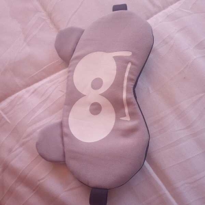 KOJA Sleep Eye Mask, Cute Cartoon Facial Expression Sleeping Eye Mask Anime Travel Rest Eye Cover Sleeping Mask Ice Hot Compress Eyepatch Blindfolds 3