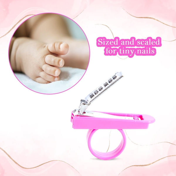 mee mee Nail Clipper MM-3830D Pink - Image 4
