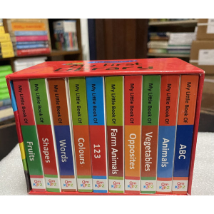 My First Library, Ten Different Title In One Box, Toddler's Books, Hardbound, Published By Om Books International