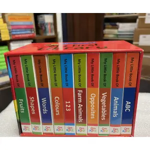 My First Library, Ten Different Title In One Box, Toddler's Books, Hardbound, Published By Om Books International