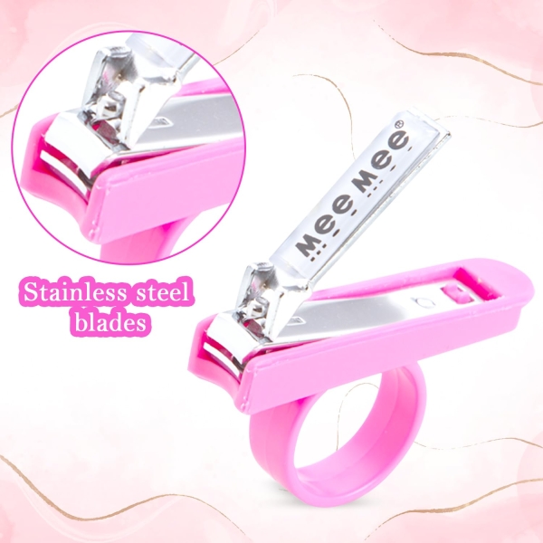 mee mee Nail Clipper MM-3830D Pink - Image 2