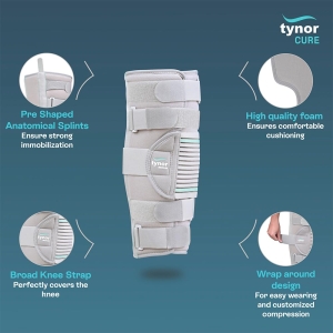 TYNOR Knee Immobilizer (19/48cm) Grey Large