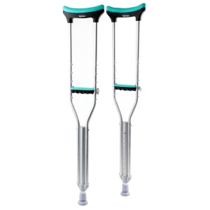 Tynor Auxiliary Crutch, Silver, Medium, 1 Pair
