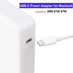 61W USB-C Laptop Power Adapter for Macbook Pro Air Adapter Type-C Macbook Charger for Latest Macbook 13″ 15″ USB-C Cable