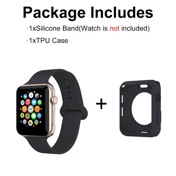 Full Screen Case Iwatch Band Strap For Apple Watch 41mm - Image 4