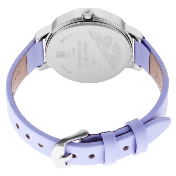 Fastrack Uptown Retreat Quartz Analog Grey Dial Leather Strap Watch for Girls - Image 5