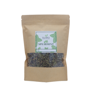Spearmint Tea For Reduces Facial Hair, Hormonal Imbalance, Weight Loss, PCOD/PCOS, And Acne (Loose Tea) - 50GMS Kraft Pack - Suiro Teas