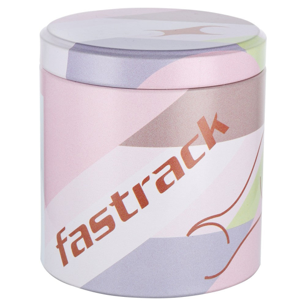 Fastrack Stunners Quartz Analog Black Dial Metal Strap Watch for Girls - Image 7