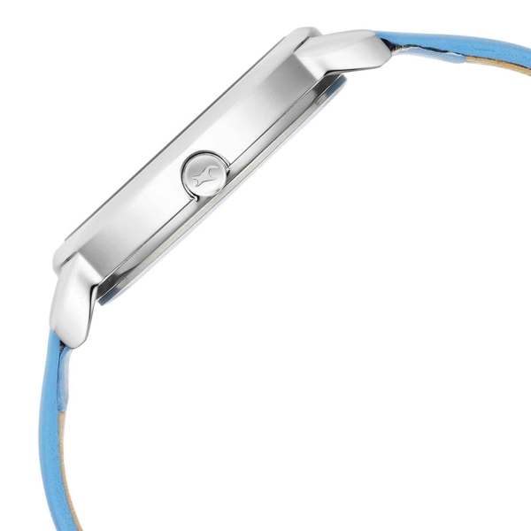 Fastrack Stunners Quartz Analog Blue Dial Leather Strap Watch for Girls - Image 4