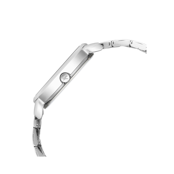 Fastrack Stunners Quartz Analog Silver Dial Metal Strap Watch for Girls 6282SM01 - Image 5