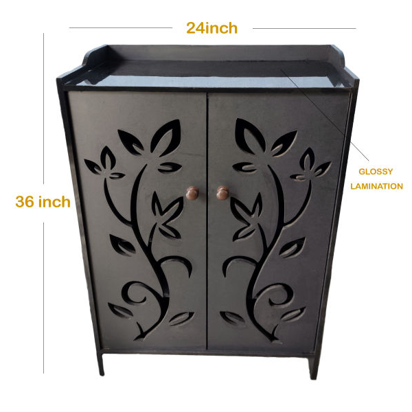 Rift Decorative Shoe Rack Different Design Options Dark Elegant Home Office Rack for Shoes and Other Usage l Home Furniture with 4 Layers (3ft) Height - Image 5