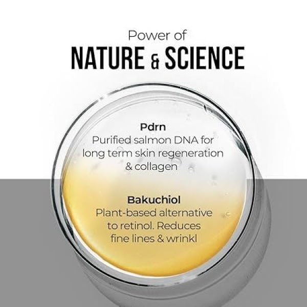 Dr. Sheth's Bakuchiol & Pdrn Ampoule Serum | 3000 PPM PDRN, 0.1% Retinol | Firms & Plumps Skin | Reduces Fine Lines & Wrinkles | Improves Skin Texture | Non-Irritating | For Men & Women | All Skin Type | 30 ml - Image 3