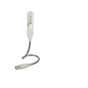 USB LED Book White Lights 3LED LED Bulb 5V Power Input With Flexible Cable