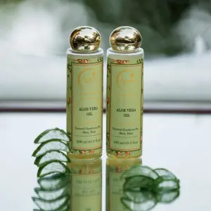 Avani 100% Natural Aloe Vera Oil for Skin Care, Acne Scars, Hair Care, Moisturizer & Dark Circles, 100 ml