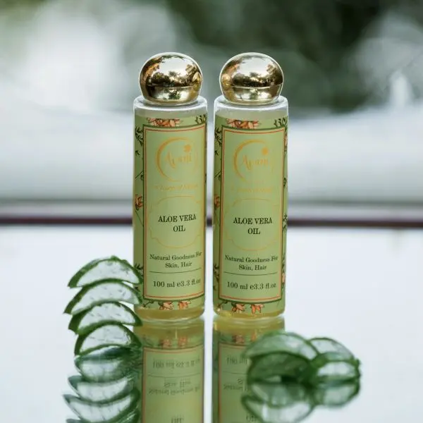 Avani 100% Natural Aloe Vera Oil for Skin Care, Acne Scars, Hair Care, Moisturizer & Dark Circles, 100 ml