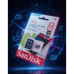 64 GB micro SD card / memory Card with Adapter – Up to 150MB/s Speed