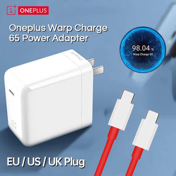 OnePlus Warp Charger 65W Fast Charging Power Adapter With Type-C Data Transfer Cable - Image 4