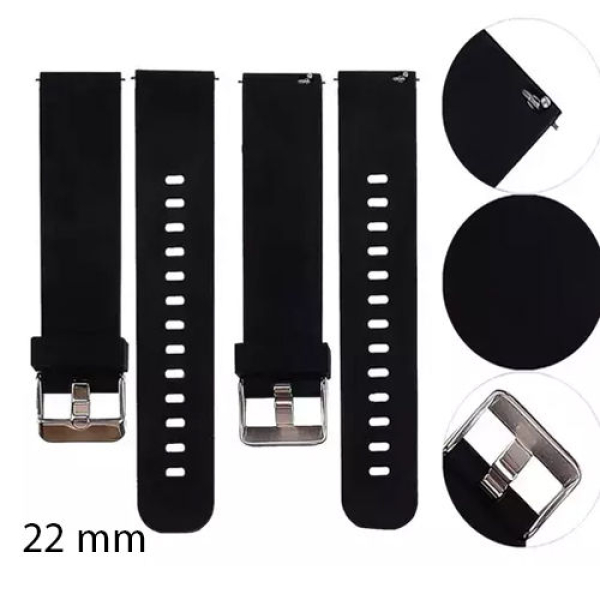 22mm Silicone Smart Watch Strap, Smartwatch Straps for Men & Women - Image 5