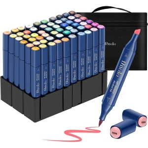 Delli Finenolo / Alcohol Marker/ Finolo Double Nib 60 Sheds Alcohol Mareker for Design