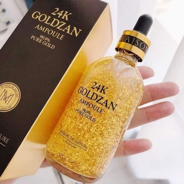 Made in Korea 24k Goldzan Ampoule 99.99 Gold Face Serum 100 ML. Anti Acne/Pimples/Dark Spot - Image 2
