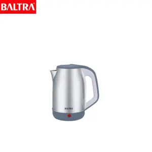 BALTRA Cordless Kettle | Heritage |Model: BC 183 | High grade Stainless Steel Body | Concealed heating element | Boil dry & overheat protection | Cordless 360° base | Energy Saver | Easy to clean body | Capacity : 1800 ml | 1500 W