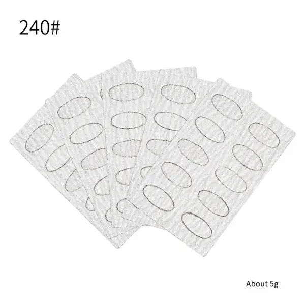 Cuticle Pusher + Nail Art Pre Polishing Sand Paper Set - Image 5