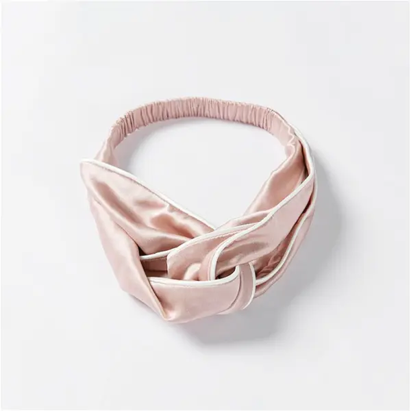 KOJA Pure Mulberry Silk HeadBand With Trimming For Women - Image 4